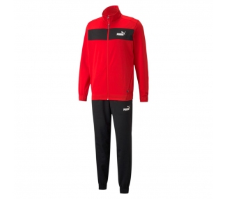 PUMA CHÁNDAL POLY SUIT SUABAND - ROJO/NEGRO